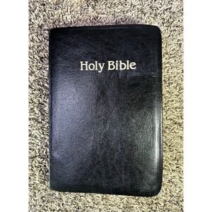 Holy Bible Nelson 433 Genuine Leather KJV Giant Printed References Red Print